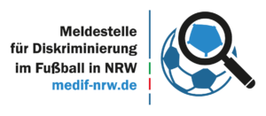 Meldestelle für Diskriminierung im Fussball in NRW Logo